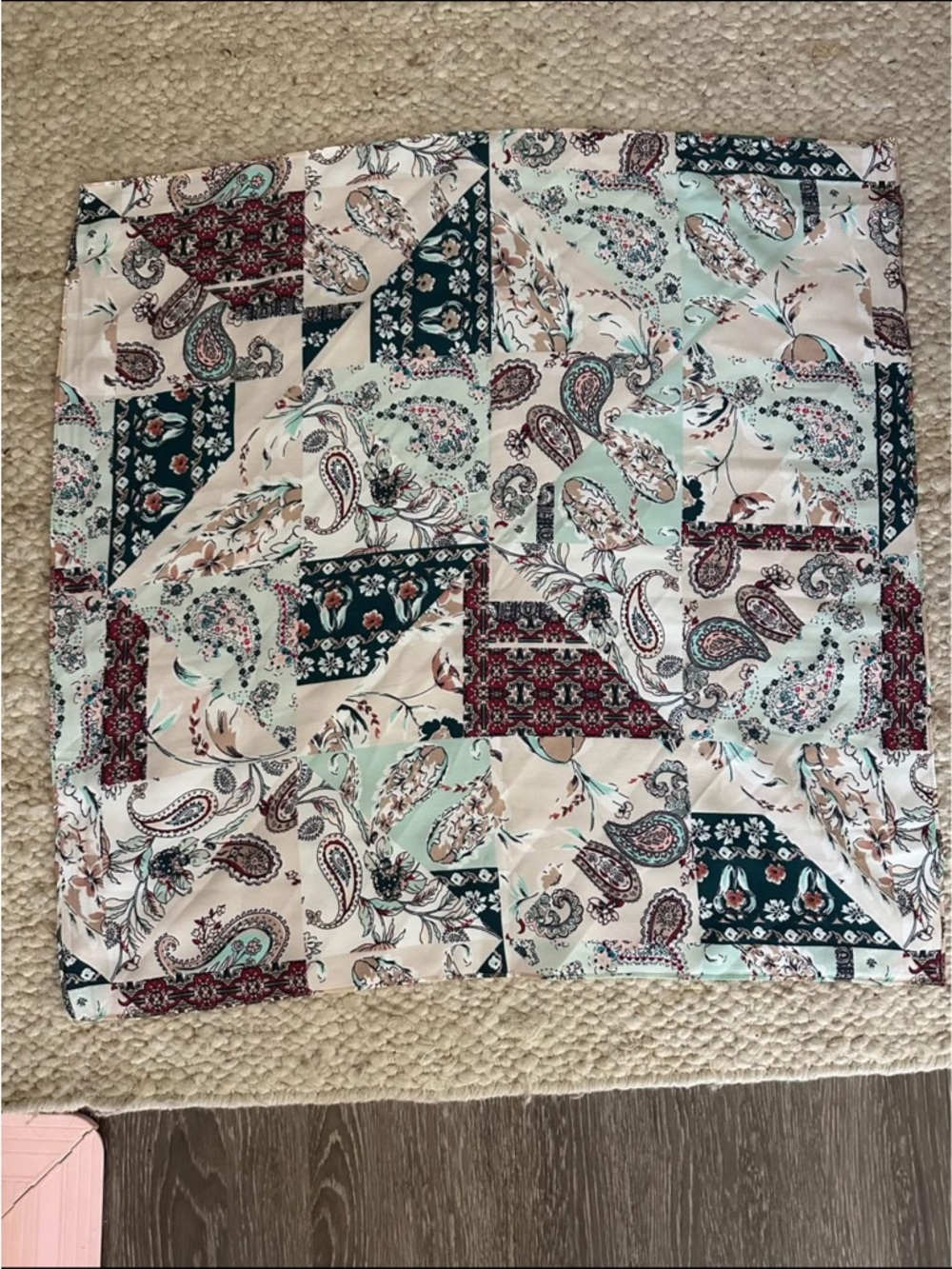 Anthropologie Scarf - Mint, Cream, Burgundy, Teal